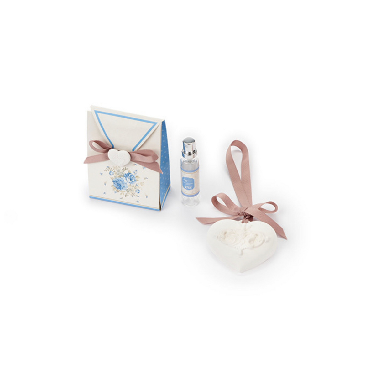 Scatola con gessetto profumato e spray Azzurra – Profumatori e gessetti