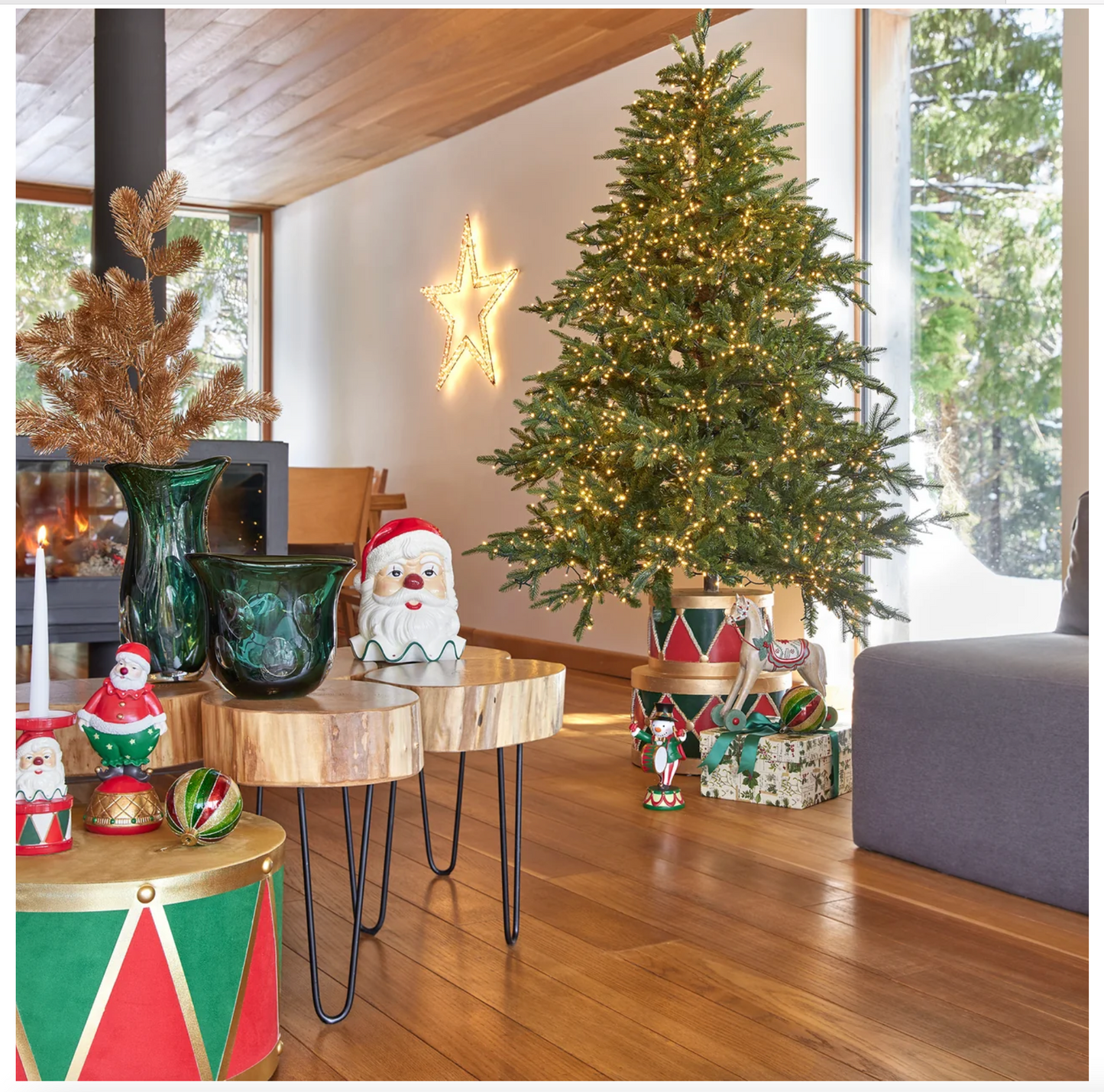 EDG Enzo De Gasperi base per albero artificiale Tamburo Ø45x49cm