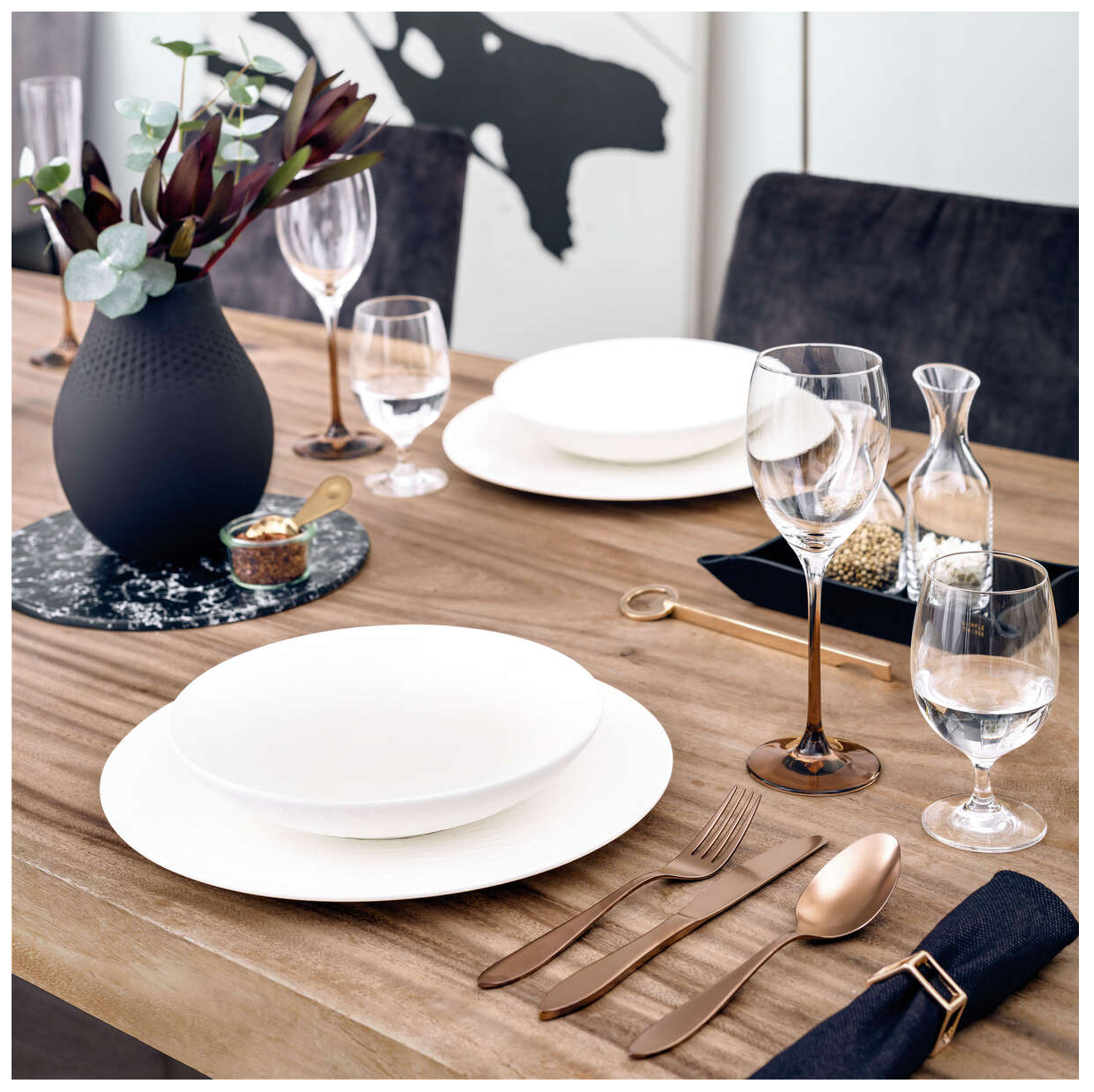 Manufacture Rock Blanc, Piatto Fondo a Ciotola 24cm