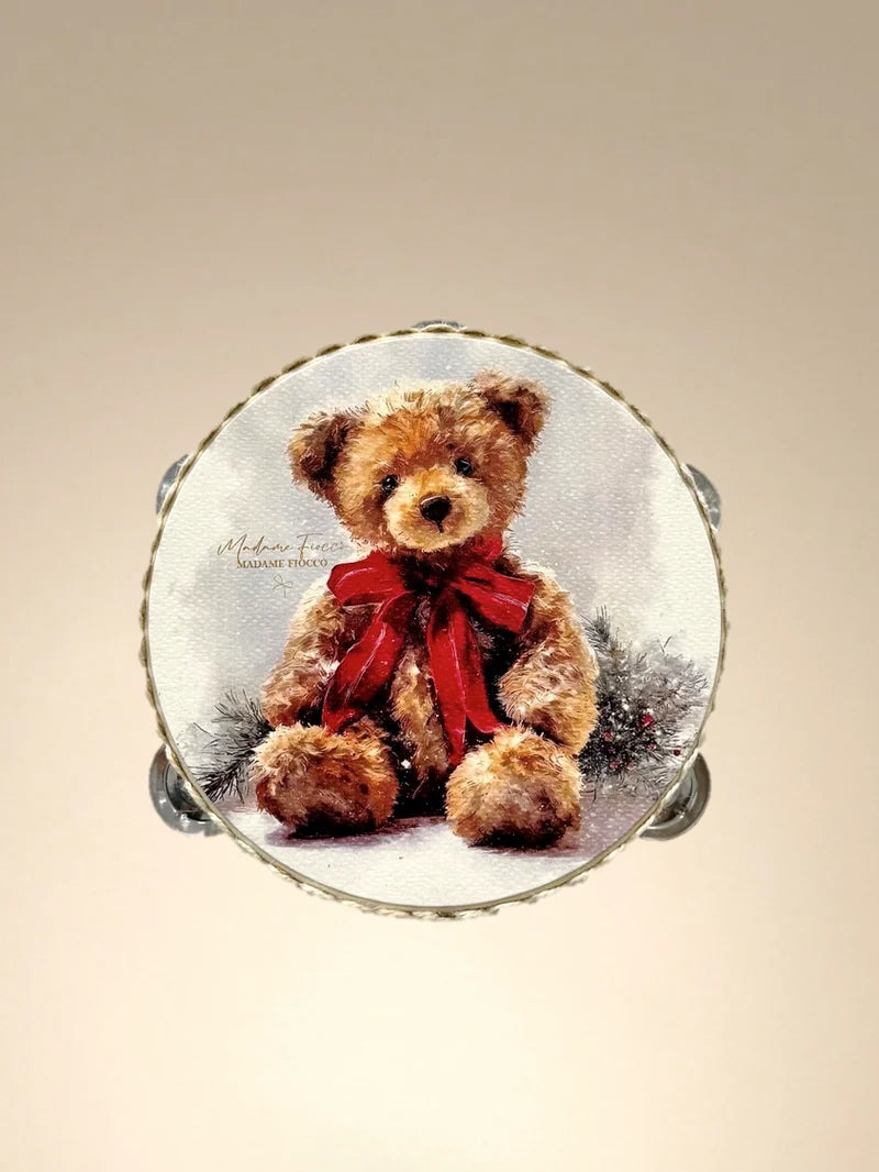 Madame Fioccò | Tamburelli Dolce Teddy Natalizi 10CM