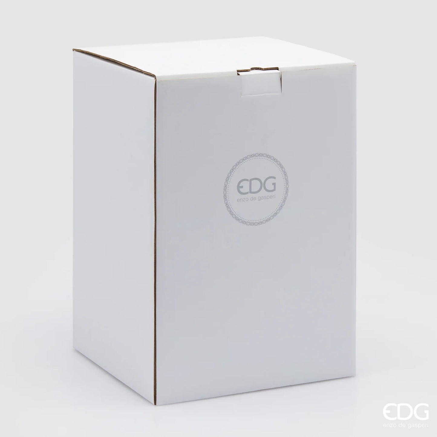 EDG Enzo De Gasperi Contenitore Natalizio Palla di Natale XMAS H17,5 D16 cm