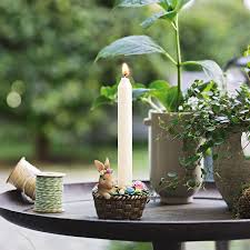 Villeroy & Boch Spring Fantasy Accessor Portacandele Coniglio Nel Cestino