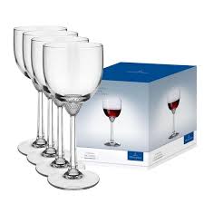 Villeroy & Boch - bicchiere vino rosso Octavie, pregiato calice cristallo, ricchi decori per ambiente uniche, trasparente, 200 ml, cristallo