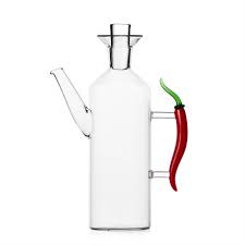 Ichendorf Milano Vegetables Oliera con Manico Peperoncino in Vetro Borosilicato