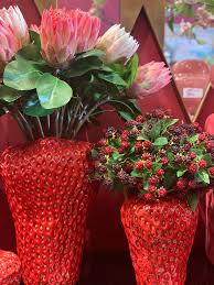 EDG Enzo De Gasperi Ramo Artificiale Di More Borgogna 15 Fiori H40 cm