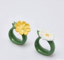 EDG · Enzo De Gasperi · Portatovagliolo Fiore · 1 pz