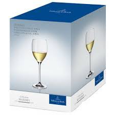 Villeroy und Boch Maxima - Set di 4 calici da vino bianco, 365 ml, 24 cm, trasparenti e lavabili in lavastoviglie