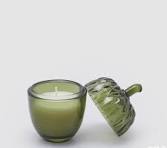 EDG Enzo De Gasperi Candela Ghianda con Profumo H 15 Cm D 11 Cm Greenwood