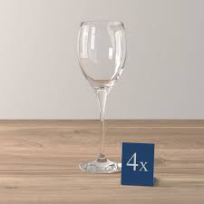Villeroy und Boch Maxima - Set di 4 calici da vino bianco, 365 ml, 24 cm, trasparenti e lavabili in lavastoviglie