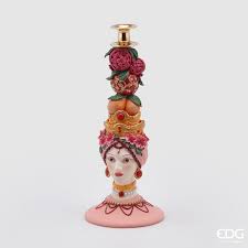 Portacandela Sicily Poly H 40 cm. EDG Enzo De Gasperi