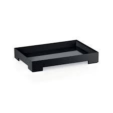 Guzzini Vassoio Essence L Nero 46x32 cm