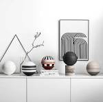 Villeroy & Boch - La Boule Black & White, set da tavola 7 pezzi per due persone, Porcellana Premium