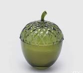 EDG Enzo De Gasperi Candela Ghianda con Profumo H 15 Cm D 11 Cm Greenwood