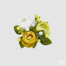Enzo De Gasperi Corona Ranuncolo X3 D12 (2 Colori Ass ) Rosa-Giallo/Giallo-Bianco