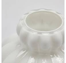 EDG Enzo De Gasperi Chignon Vase H20 Bianco