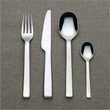 Alessi Ovale Ronan&Erwan Bouroullec servizio di posate 24 pezzi - Argento