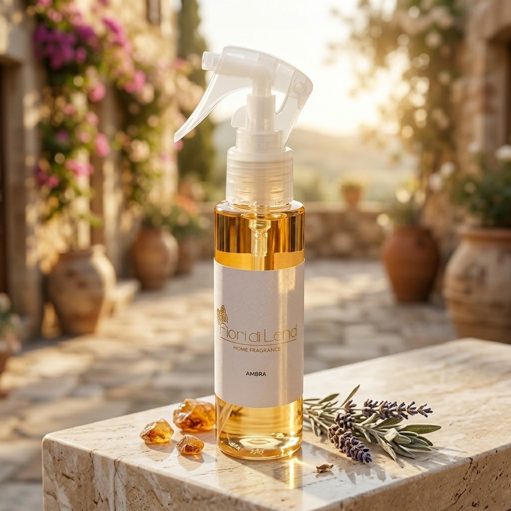 Fiori di lena Spray multiuso per tessuti e ambiente 100ml 3 varianti(1pz) Ambra
