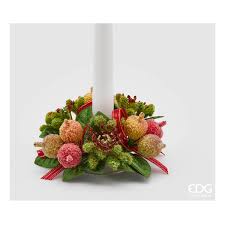 CORONA PORTACANDELA MELINE D 12CM