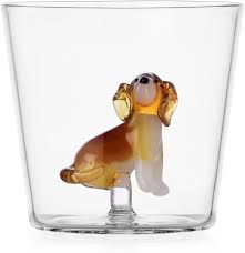 Ichendorf Milano Dogs Tumbler Golden Retriever in Vetro Borosilicato