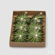 EDG Enzo De Gasperi Set 6 Addobbi Astro Mix  Ø 7 cm.