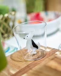 Ichendorf Milano Dogs Tumbler Bull Terier in Vetro Borosilicato