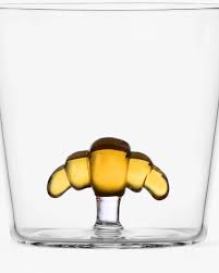 Ichendorf Milano Patisserie Bicchiere Tumbler Croissant in Vetro