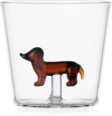 Ichendorf Milano Dogs Tumbler Bassotto in Vetro Borosilicato