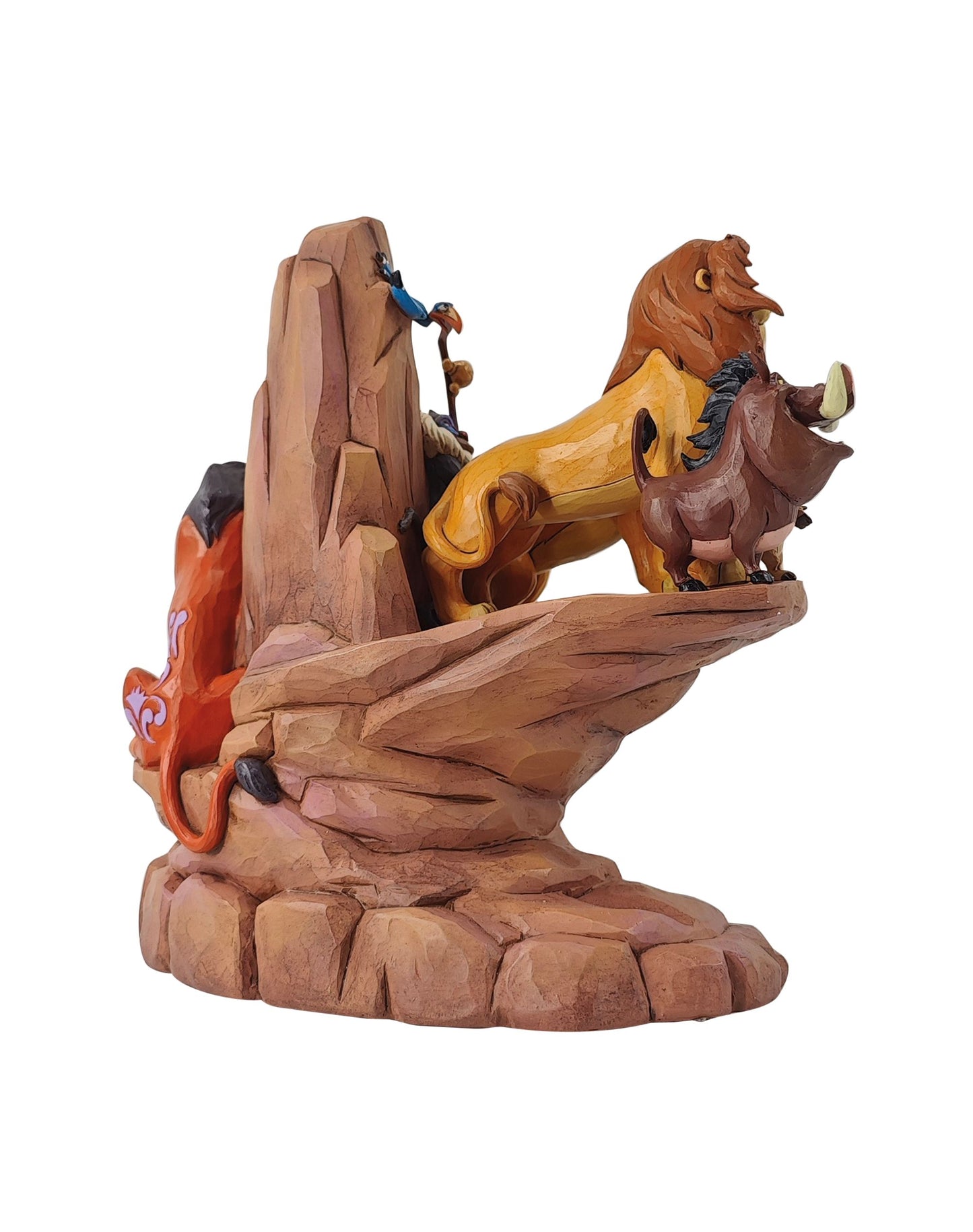 Statuetta Re Leon Carved In Stone - Disney Traditions