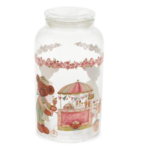 Nuvole di stoffa – Barattolo in borosilicato Sweet Bear 2300 ml con scatola | Contenitore elegante