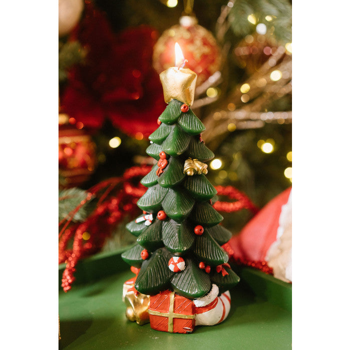 Candela albero con pacchetti Nuvole di Stoffa “La Giostra di Amelie” 16,5 CM