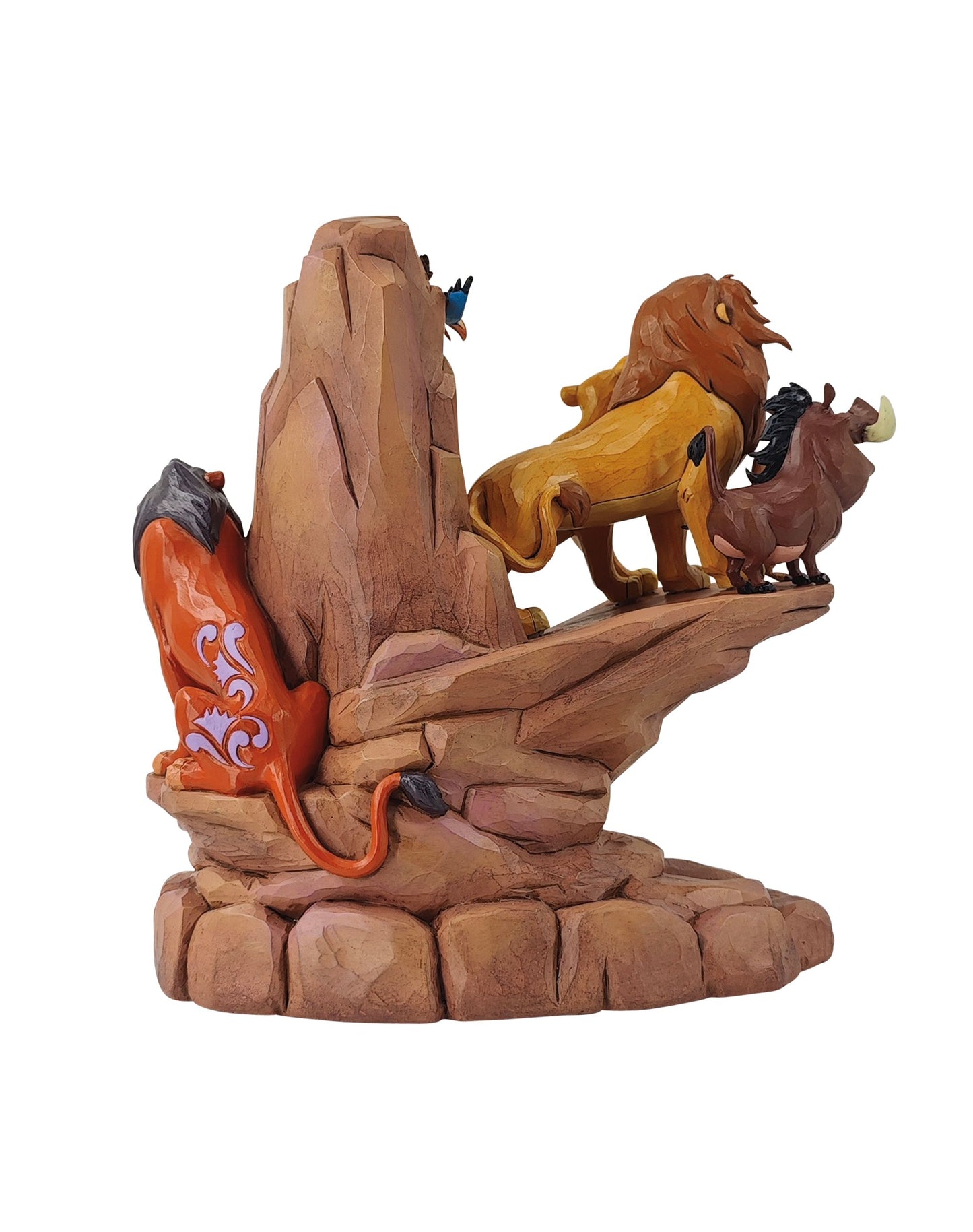 Statuetta Re Leon Carved In Stone - Disney Traditions