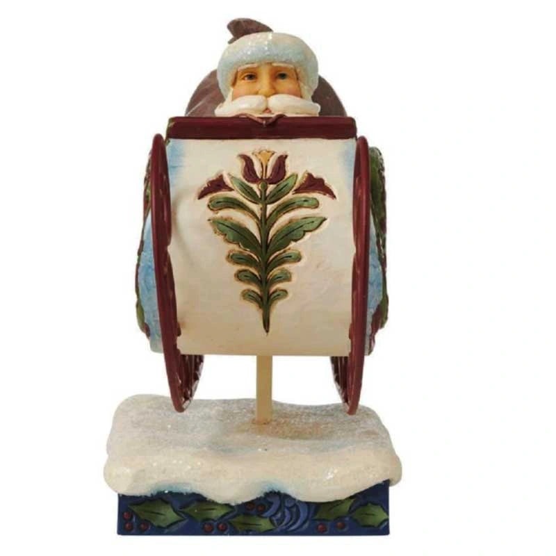 Babbo Natale in slitta con doni 19 cm Jim Shore