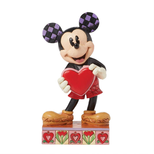 Topolino con cuore 12,5 cm Disney Traditions