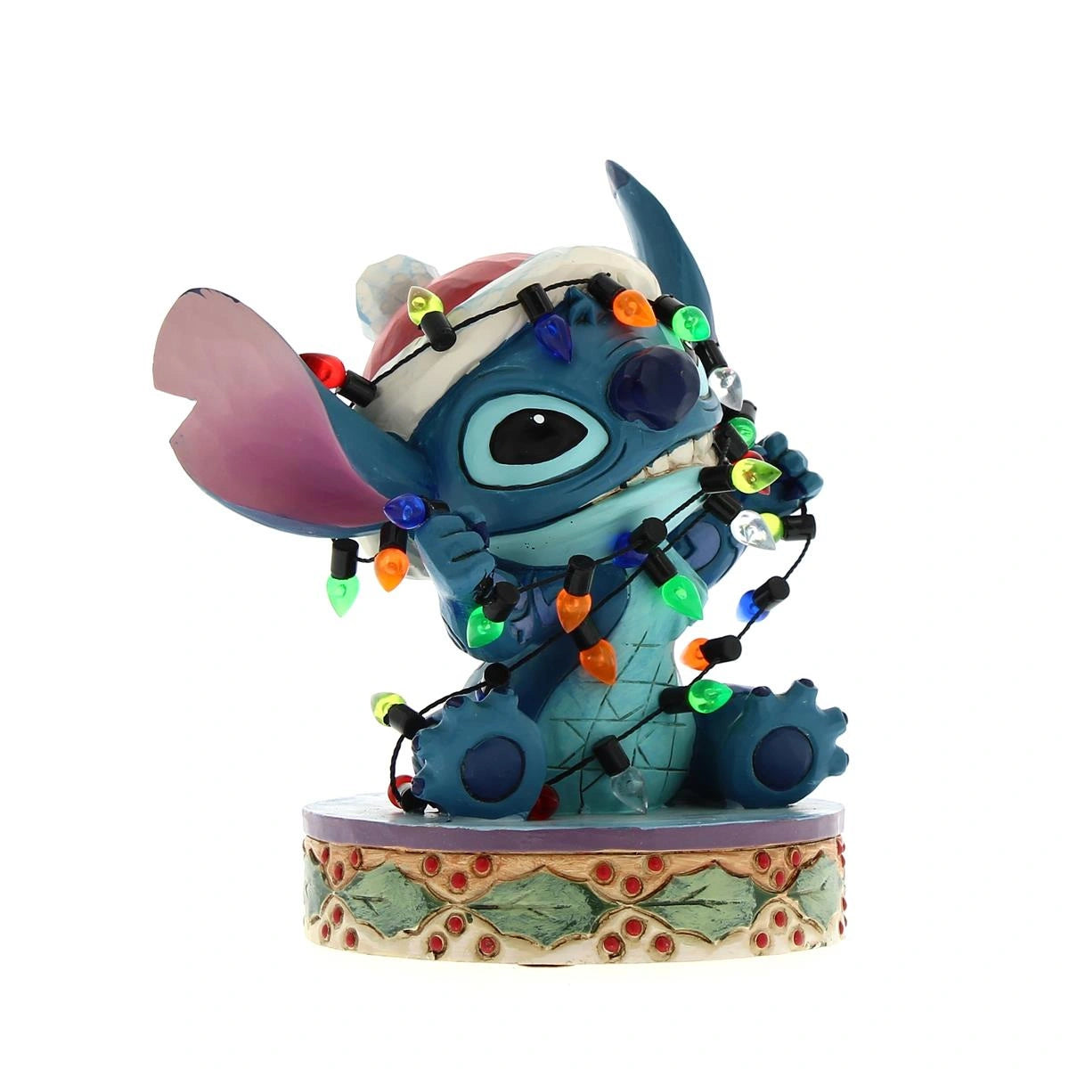 Stitch aggrovigliato nelle luci 11,5 cm Disney Traditions