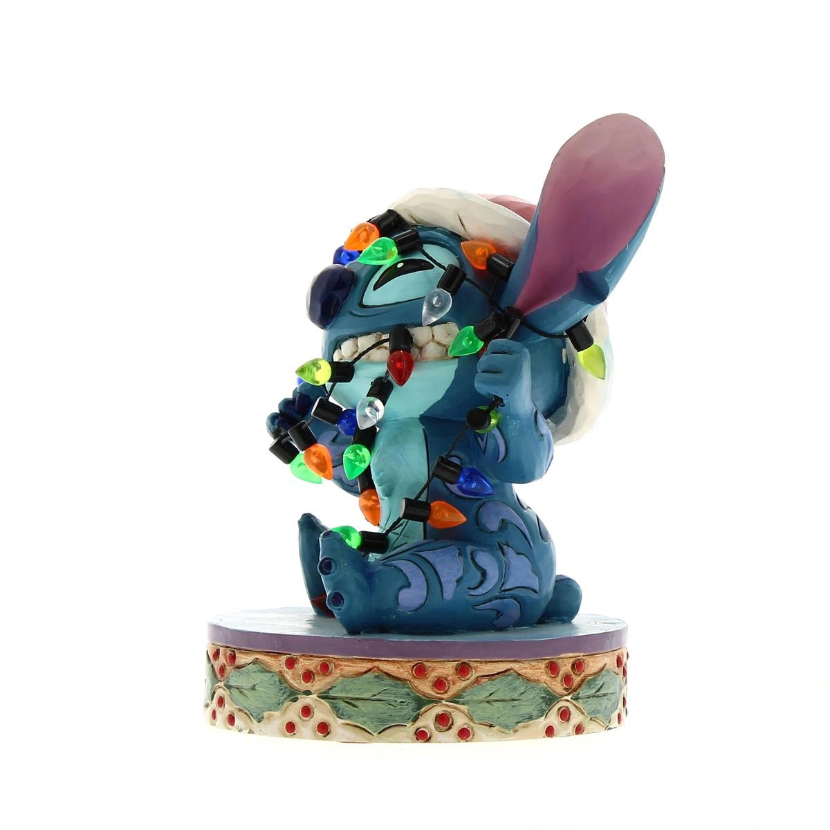 Stitch aggrovigliato nelle luci 11,5 cm Disney Traditions