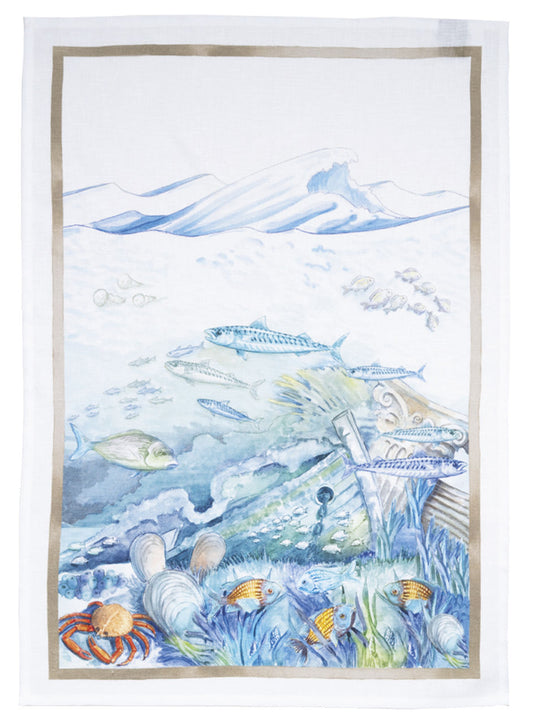 Tessitura Toscana Telerie ISUELA CANOVACCIO DA CUCINA DI LINO 50X70CM