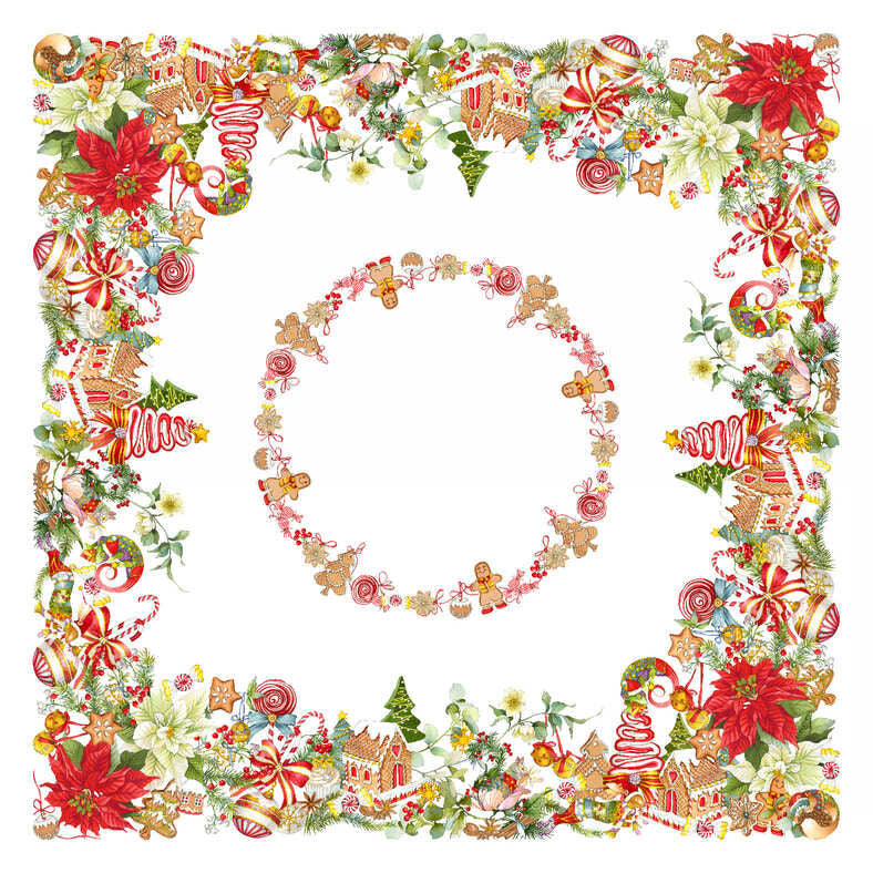 TESSITURA TOSCANA TELERIE MARZAPEPE TOVAGLIA DI LINO  85X85CM