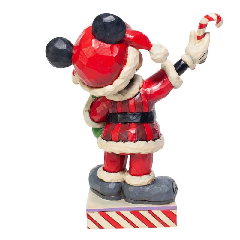 Topolino Natalizio con bastoncini di caramelle 16 cm Disney Traditions 6007068
