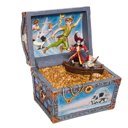 Scrigno del tesoro di Peter Pan 21,5 cm Disney Traditions