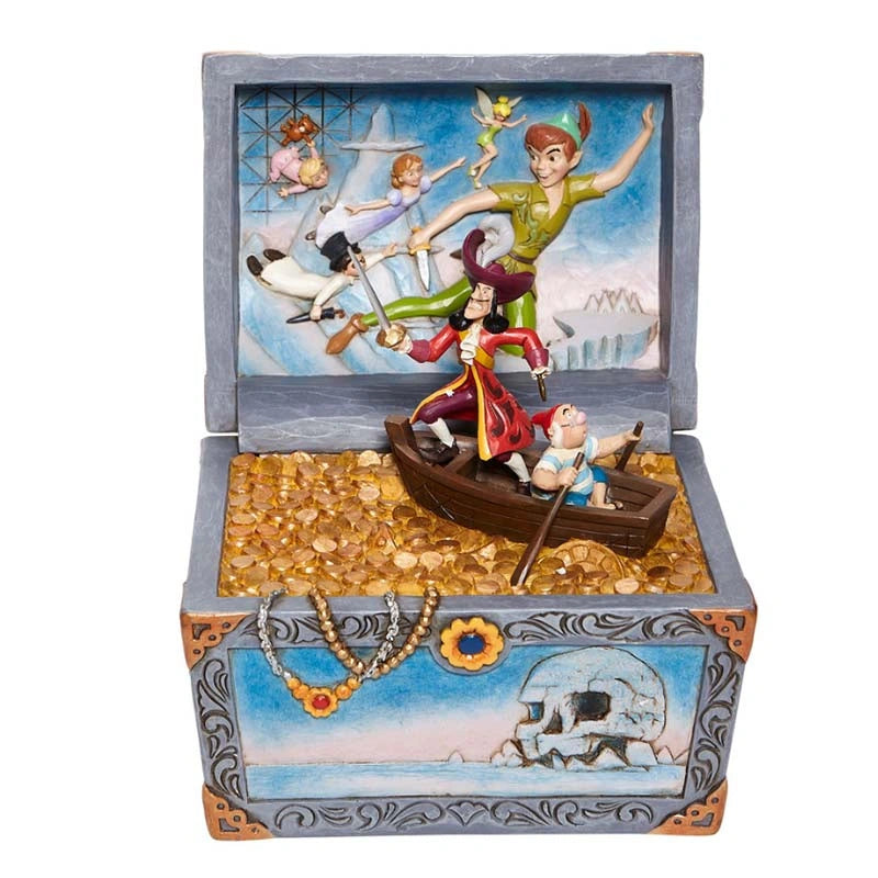 Scrigno del tesoro di Peter Pan 21,5 cm Disney Traditions
