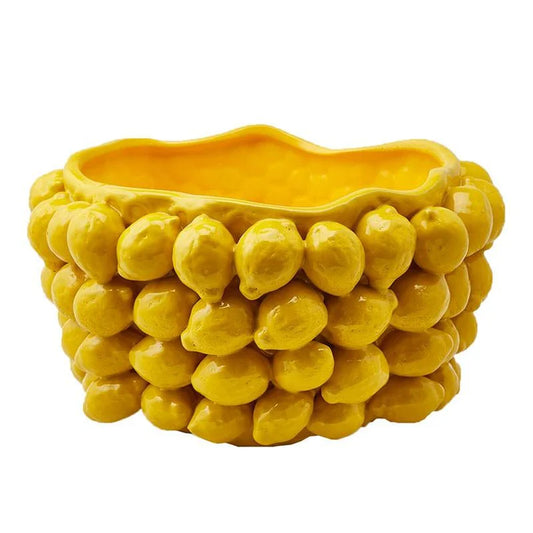 Enzo De Gasperi Vaso Chakra con Limoni Ø42cm