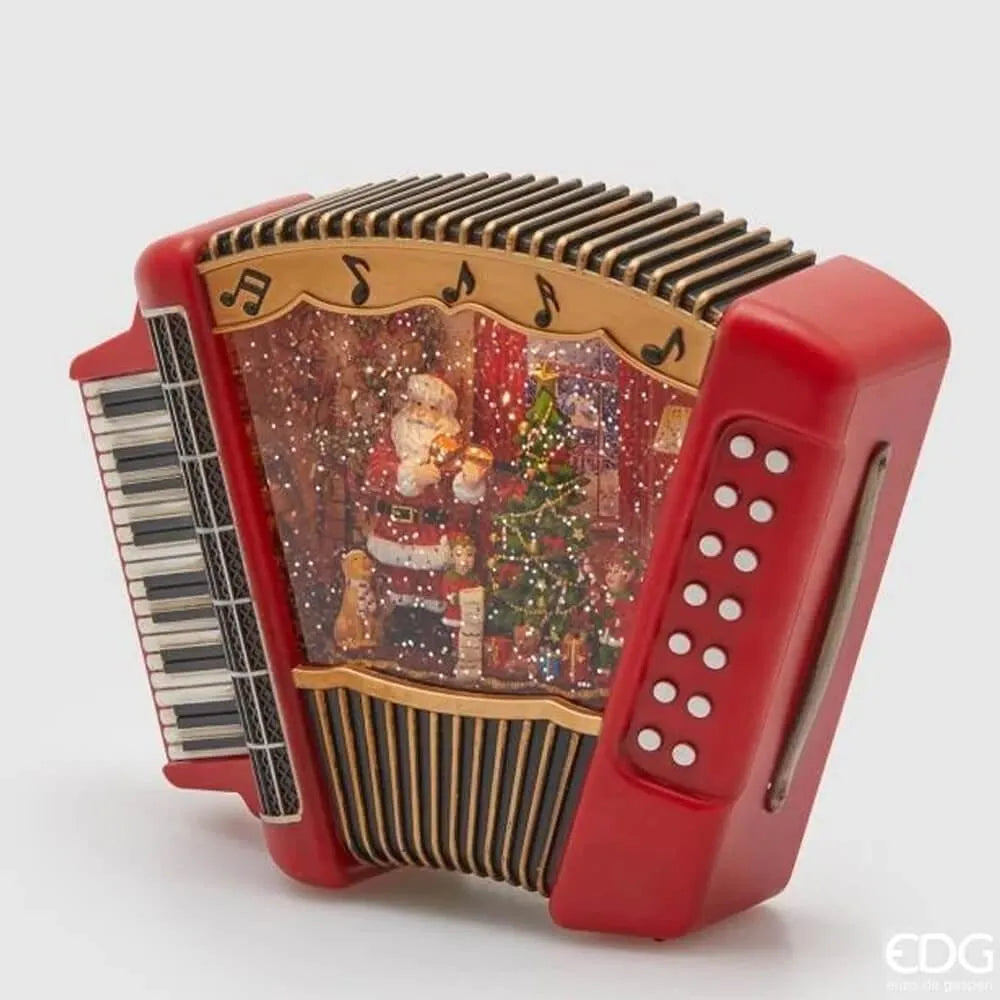 EDG · Enzo De Gasperi · Decoro Natalizio Fisarmonica · Musica, LED e Movimento