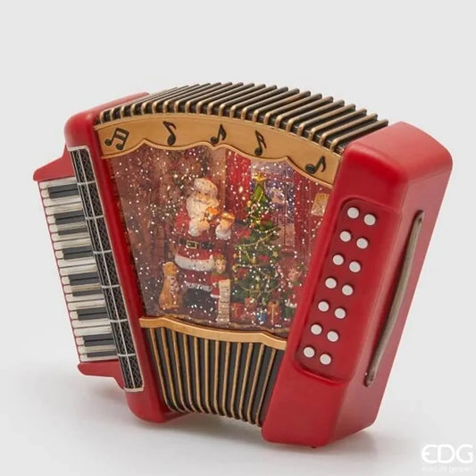 EDG · Enzo De Gasperi · Decoro Natalizio Fisarmonica · Musica, LED e Movimento