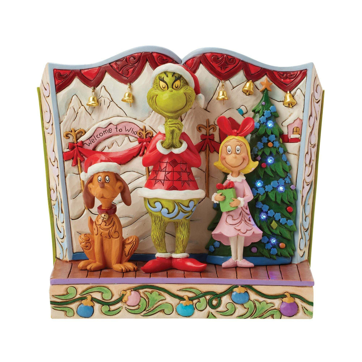 Disney Traditions Enesco Grinch Libro di Storybook