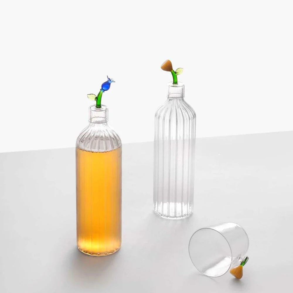Ichendorf Botanica bottiglia ottica fiore ambra by Alessandra Baldereschi