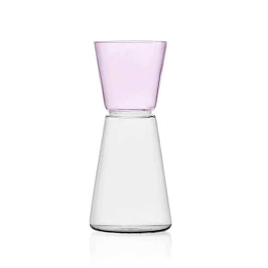 Ichendorf High Rise brocca clear/rosa 500 ml by Keiji Takeuchi
