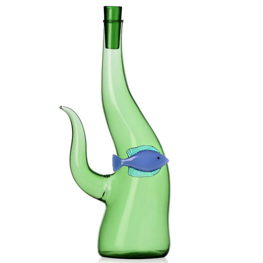 Ichendorf Marine Garden bottiglia alga-pesce by Alessandra Baldereschi - Blu