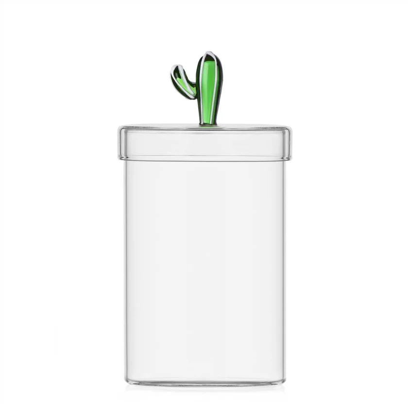Ichendorf Milano Barattolo Contenitore Cactus Verde H19 cm