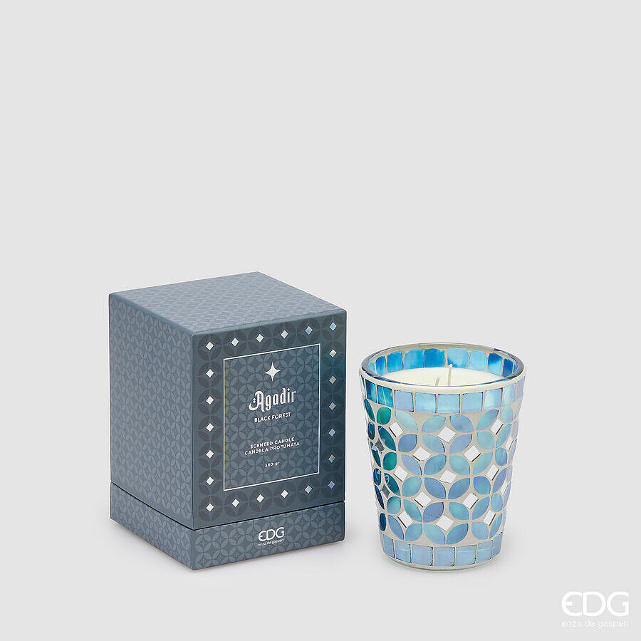 Candela Profumata Agadir Collection Black Forest d.10,5 h.12 360g Edg