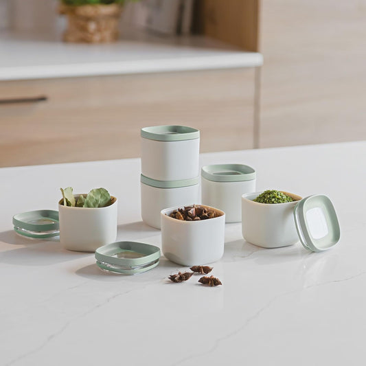 BergHOFF Set di 4 piccoli contenitori per alimenti e spezie Balance